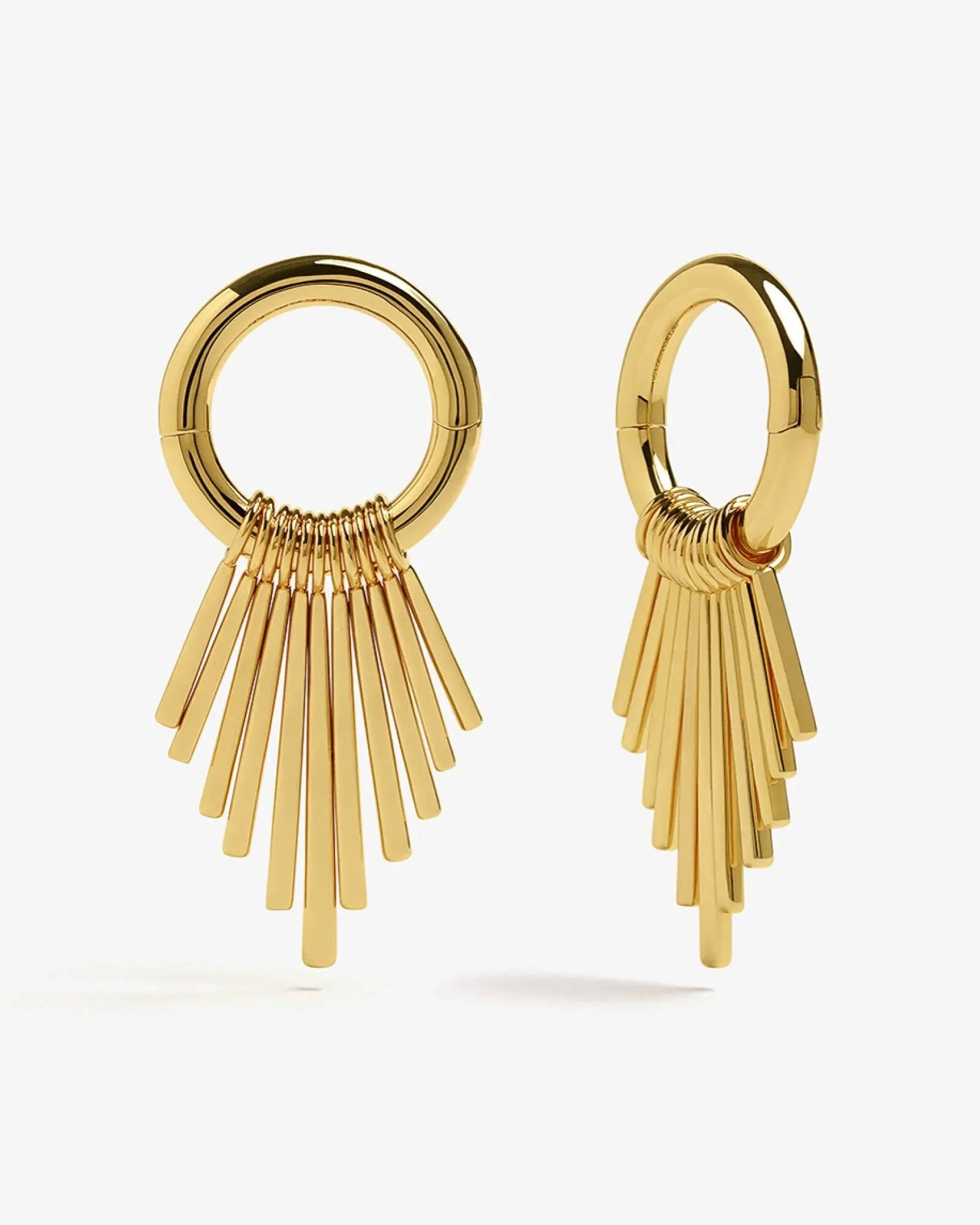 Evorte 6mm New Tassels Magnetic Hoop Earring 316L Stainless Steel Classic Plug Tunnel Ear Weight Hanger Gauges Piercing Jewelry