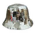Mirror Ball Space Cowboy Hat Sparkling Silver Bachelorette Bachelor Party Disco Cowgirl Hat Disco Bucket Hat