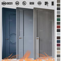 European Styles High End Wood Internal Fire Doors Indoor Solid Fire Wood Doors With Frame Luxury Wooden Doors for Apartment Room