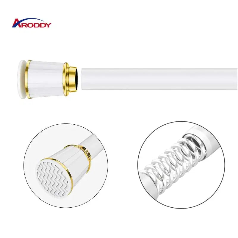 ARODDY New Arrival Adjustable Metal Curtain Tension Rod Curtain Rod for Home Decoration