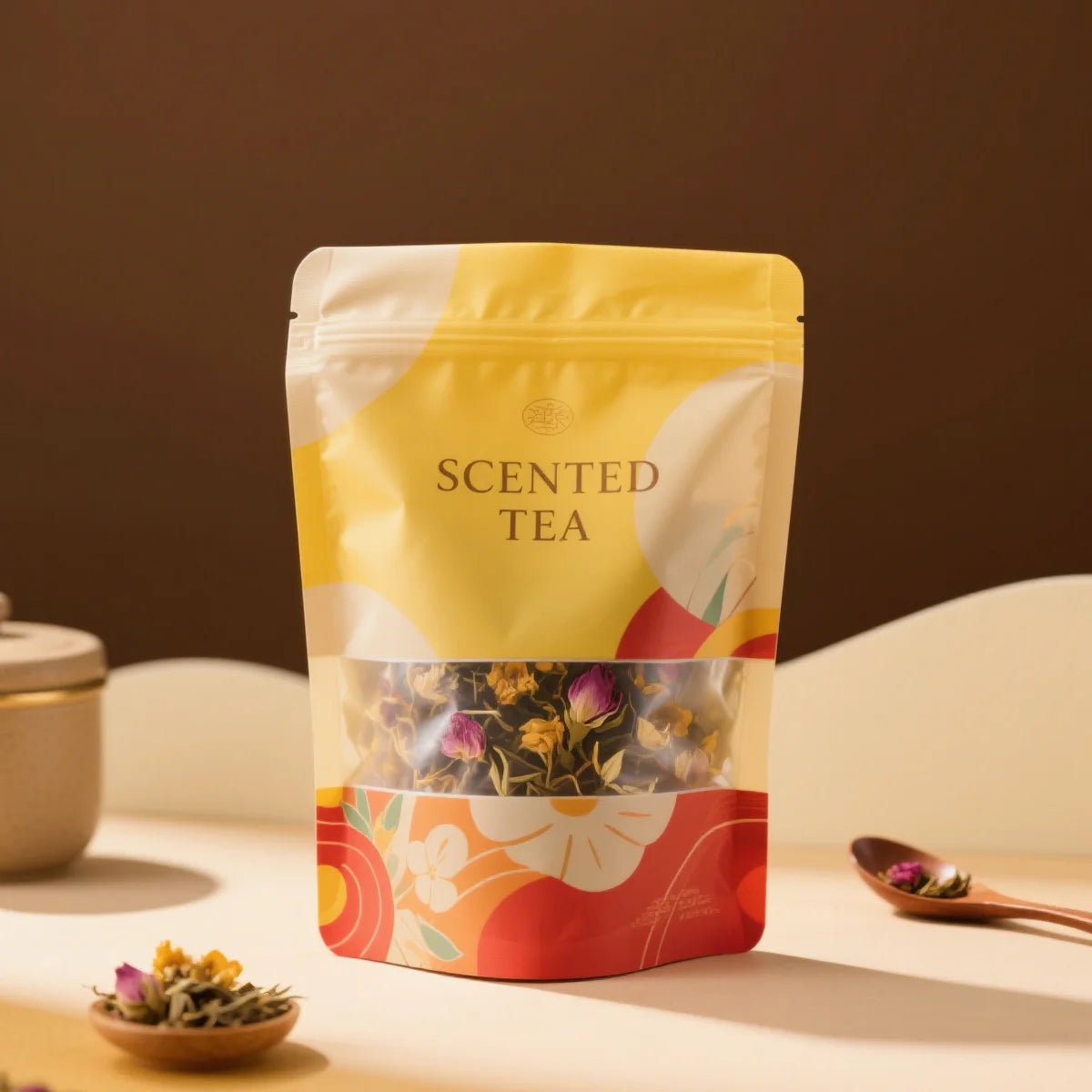 Stand up Pouch Food Grade Packaging Printed Mylar Aluminum Foil Plain Coffee Bag Valve Plastic ZipLock Coffee Pouch