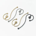 High-end Swimwear Accessories Metal Bikini U Rings Connector Zinc Alloy Gold Buckle for Women Garment Dress