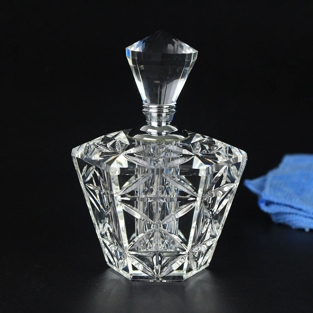 Wholesale Vintage Empty Crystal Perfume Bottles Refillable Perfume Atter Oil Bottle