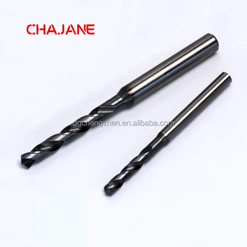 CHAJANE 55HRC 2-Flute Titanium Coated Tungsten Cobalt Alloy Wood Drill Bit Set OEM Customizable 3-Year Warranty 10MM Milling