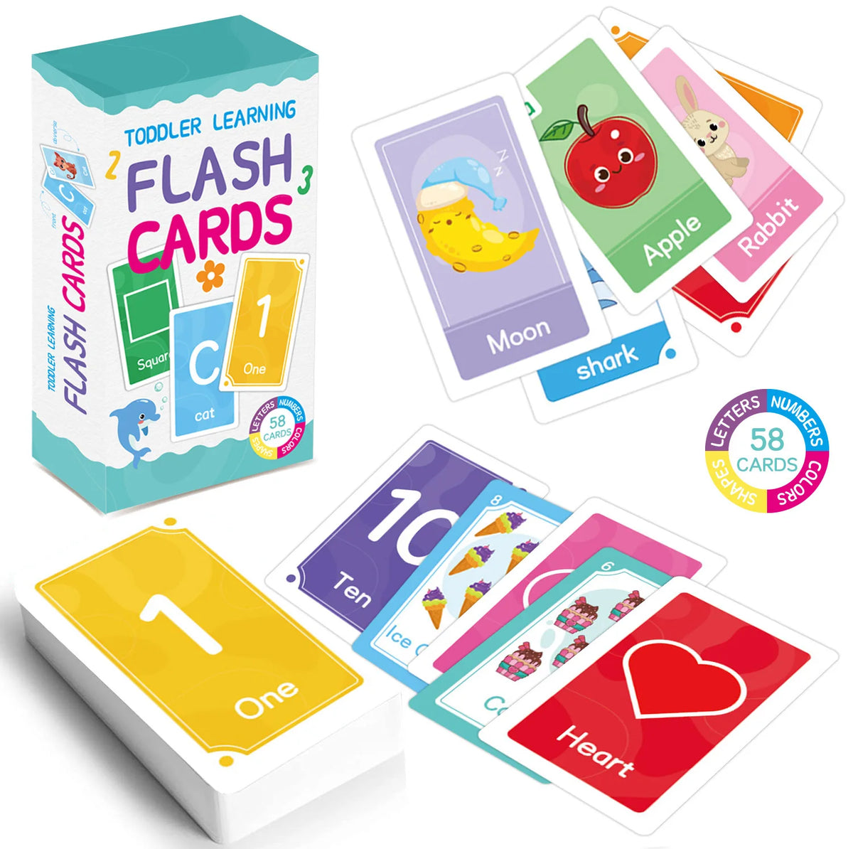 ECO Alphabet Children Uppercase Kid Learning Educational Flashcard Printing Services Custom Printed Flash Cards or Playing Cards