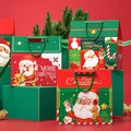 New Christmas Rigid Boxes Glossy Lamination Embossing for Christmas Eve Packaging Gift for Candy Gift Box Empty Box Spot