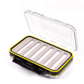Topline Double Side Portable Large Small Sizes Transparent Bait Waterproof Storage Fly Fishing Lure Hooks Set Tackle Box