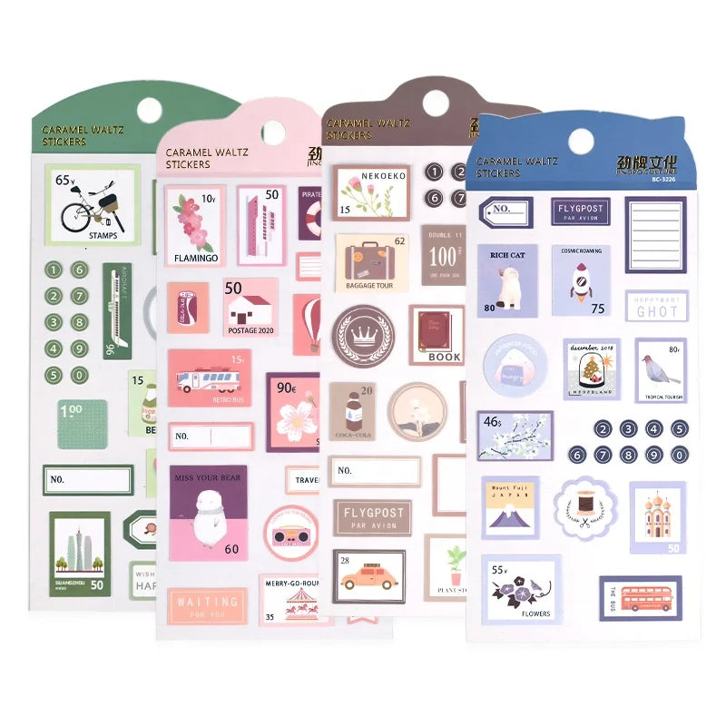 KY-202205071 Custom Creative Design Printed Adhesive Labels Decorative Gifts to Clients Sticky Vinyl Die