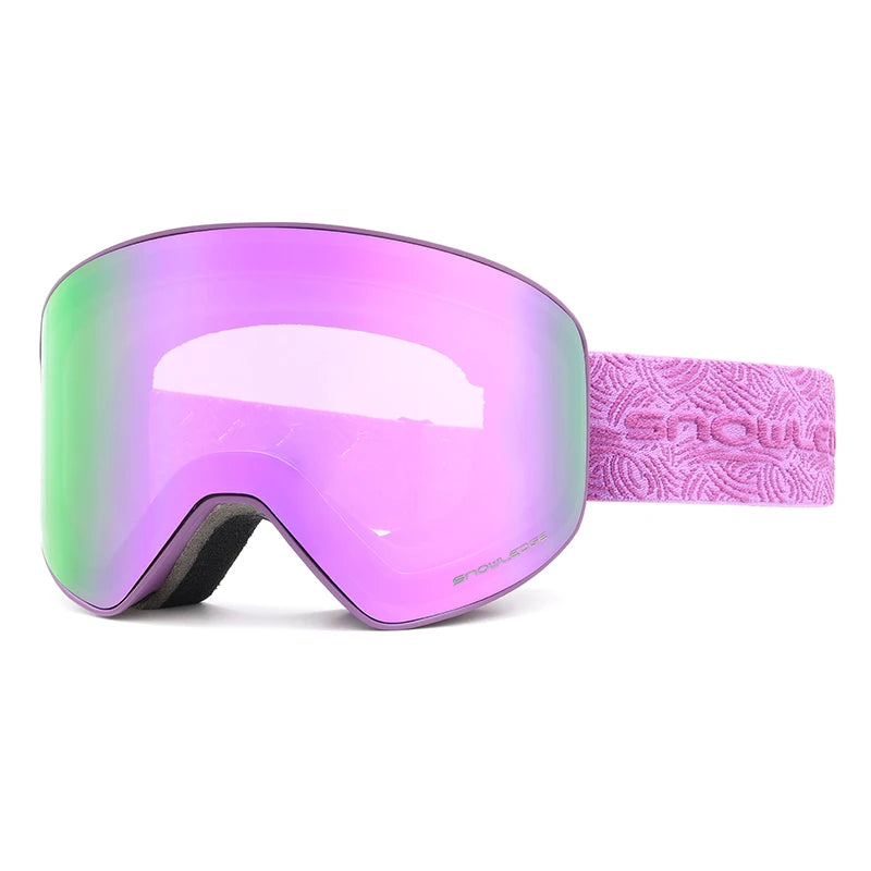 Dropshipping OTG UV 400 Protection Ski Goggles Anti-Fog Snowboard Cylinder Lens Eyewear for Men Women Youth