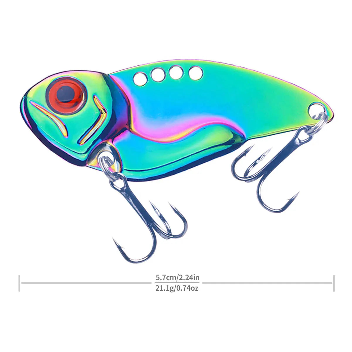 3G 5G 7G 10G 15G 20G Fish Scale Shape VIB Swimbait Metal Vibration Fishing Bait Fishing Lure