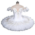 White Ballet Tutu Dress Ballerina Stage Dancerwear Swan Lake Stage Performance Costume