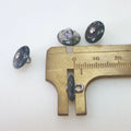 HZ Factory Hot Sale Crystal Button Moss Agate Down Shirt Women Cheap Price Luxury Crystal Stone