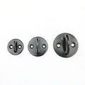 Black Pad Eye Plate Staple Ring Ceiling Hook Loop U-Shaped Design Wall Mount Hanger