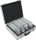 Case Club 100 Graded Card Slab Collector Aluminum Style Case - Storage Fits - Sports/Trading Box