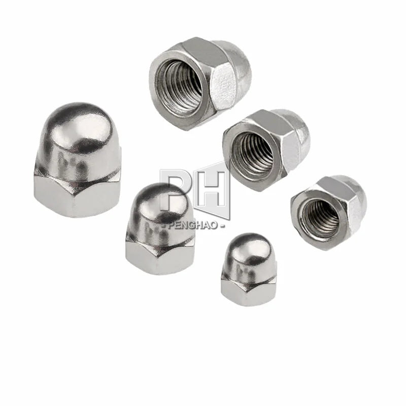 Cap Nut Iron Round Head Hexagonal Decorative Nut M3M4M5M6M8M10