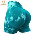 Compression Ropa Deportiva Para Mujer Yoga Seamless Tie Dye Scrunch Butt High Waist Running Marble Women Gym Biker Shorts