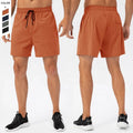 Quick Dry Fitness Casual Running Shorts Elastic With Breathable Lining Loose Sports Shorts in Printed Spandex for Workout Run