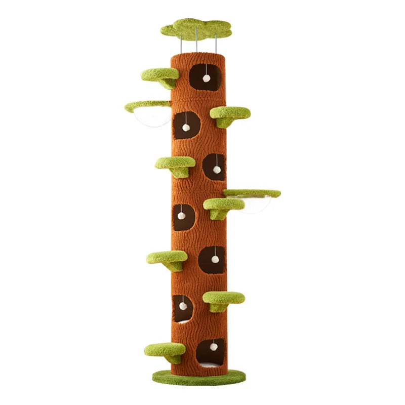 Cat Climbing Frame Cat Tree Integrated All in One Cat Climbing Frame Cat Toy Self Fun and Stress Relieving Toy