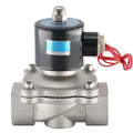 2S250-25 2/2 Way Normally Closed Stainless Steel Solenoid Valves Diaphragm Electric Water Valves 12V 24V 220V