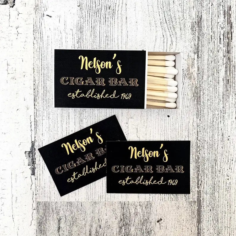 Safety Advertising Match Boxes Eco-Friendly Classic Style for Brand Custom Printed Logo Personalized Match Boxes Wholesale