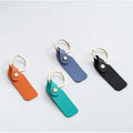Personalized Pendant Car Key Chain KeyRing Gift for Best Friend Valentine's Day Custom Logo Ear-shaped Blank PU Leather Keychain