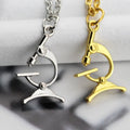 Collier De Mode Pour Femmes Microscope Pendant Silver Gold Colors Necklace for Nurses Doctor Biology