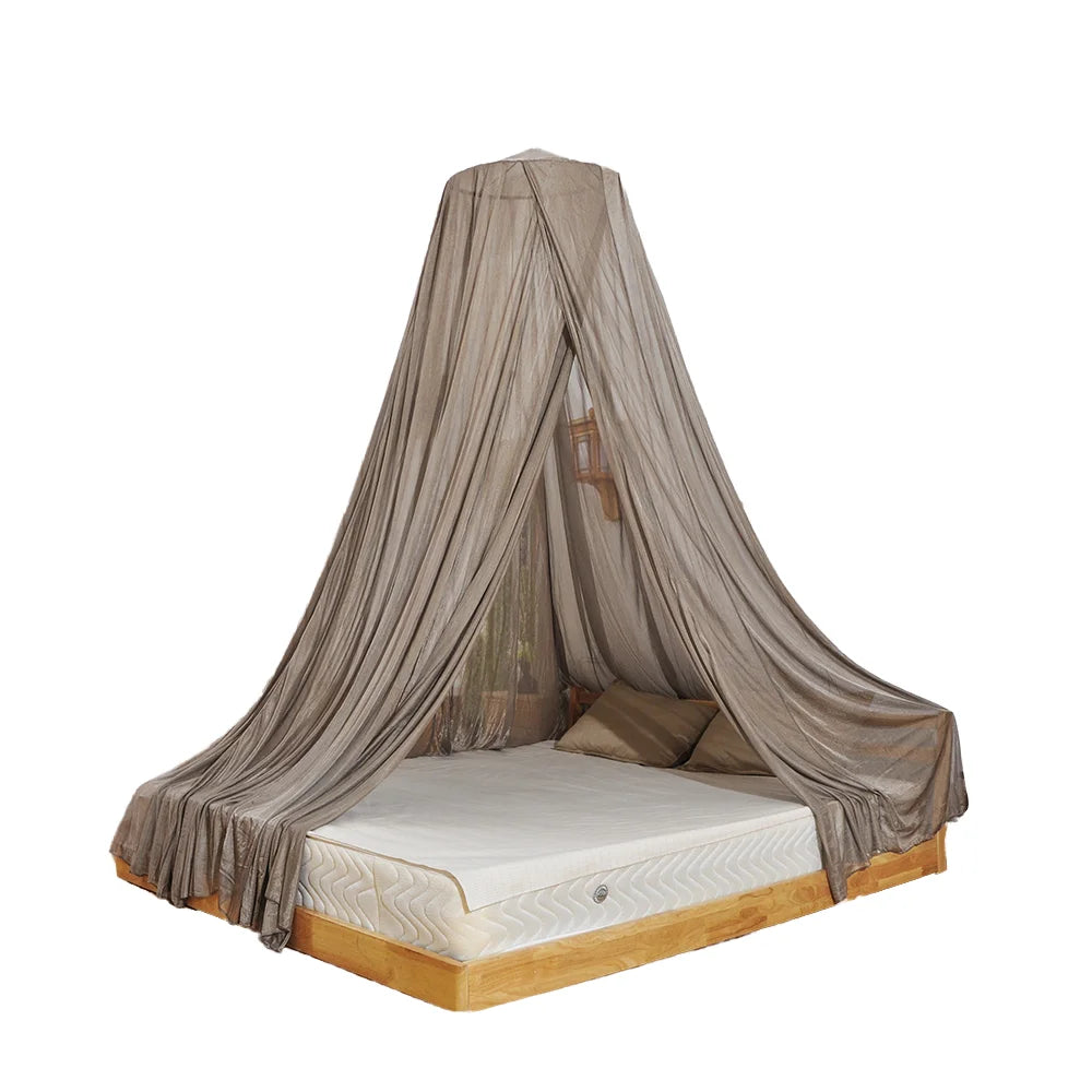 BLOCK EMF ESD Earthing 5G WiFi RF Shielding Anti-Radiation EMF Protection Mosquito Net100% Silver Fiber Luxury Mosquito Net