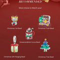 925 Sterling Silver Christmas Tree Snowmen Charms Colorful Train Bead for Women's DIY Fashion Jewelry Fine Pendants Charms