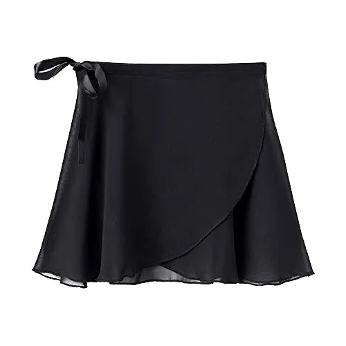 Women Unisex 100% Polyester Chiffon Ballet Wrap Skirt Soft Hip Skirt Dance practice Sash Skirts