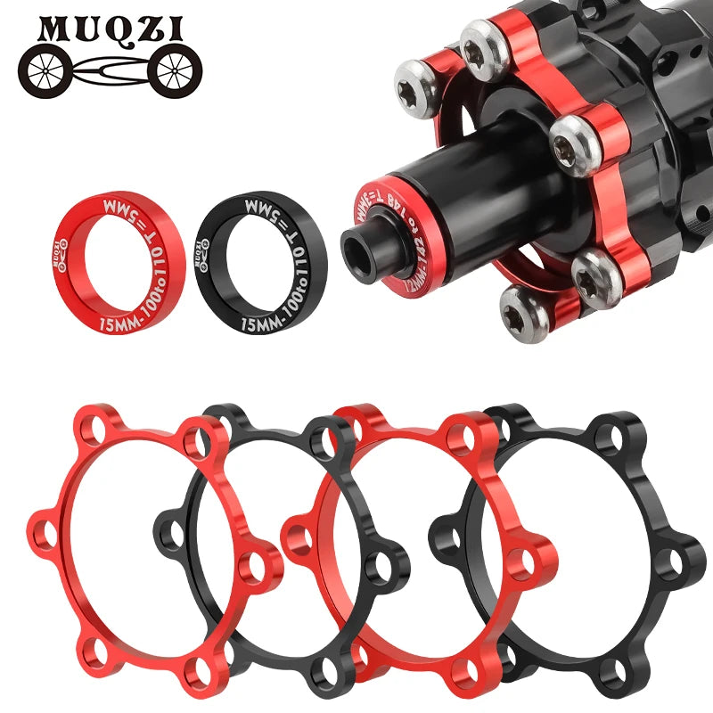 MUQZI Bicycle Hub Adapter for Boost Front 100 to 110mm Rear 142 to 148mm Bike Hub Conversion Washer Space