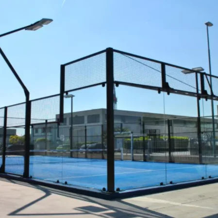 Best New Arrival Panoramic Padel Court  Hottest Design Panoramic Padel Tennis Court Highly Quality Paddle Court