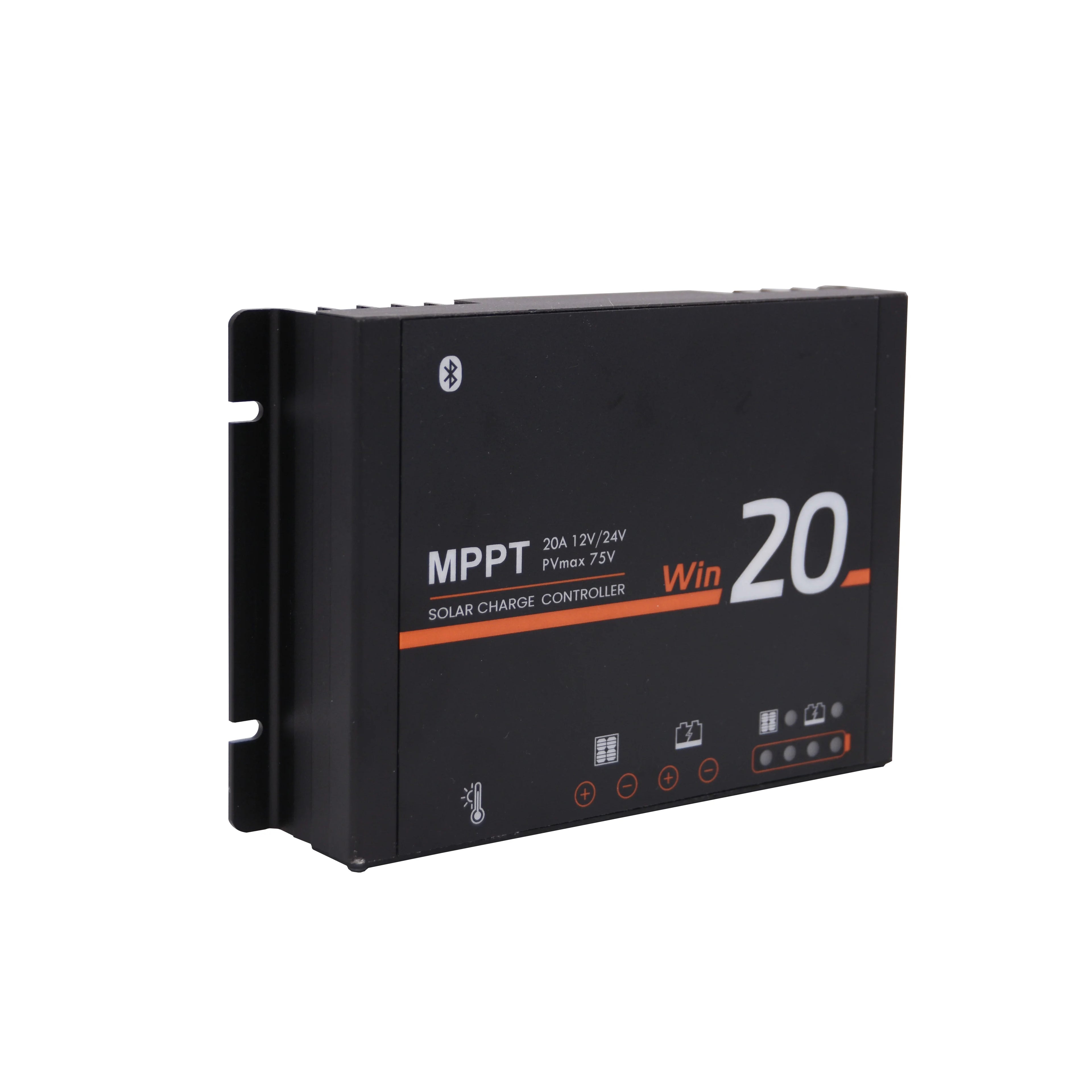 12V 24V 20A Intelligent Mppt Solar Charge Controller Smart Solar Charger RV Caravan Boat Camper