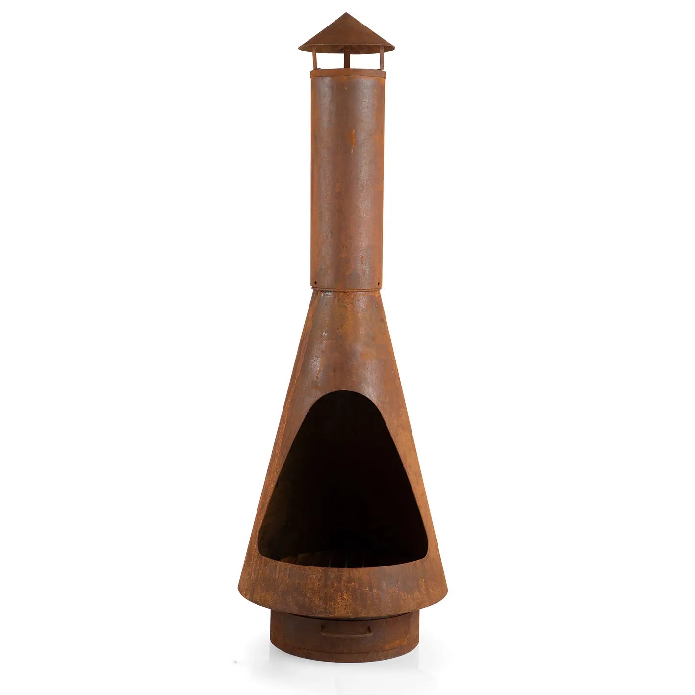 Corten Steel Patio Heater Chiminea for Garden