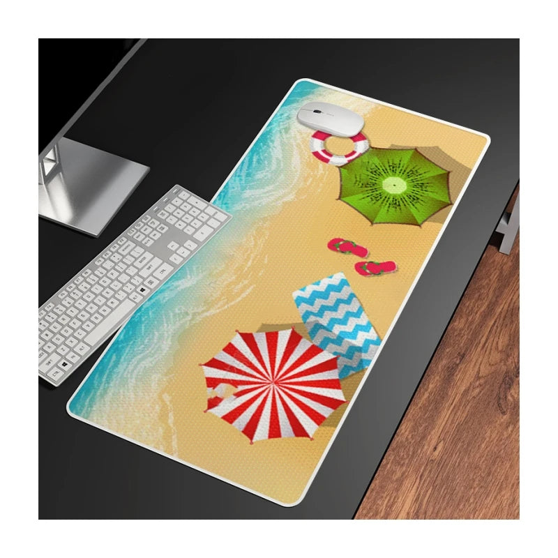 Sublimation Blanks Custom Size Logo Print 35*60cm Neoprene Mousepad Blank Game Mouse Pads With Stitching