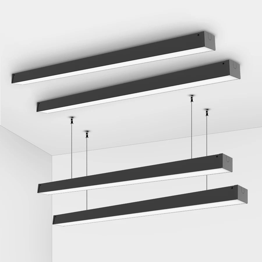 In Stock 40W 100LM/W 100-277Vac 0-10V Dim 4FT Linkable Led Linear Light for Supermarket Office