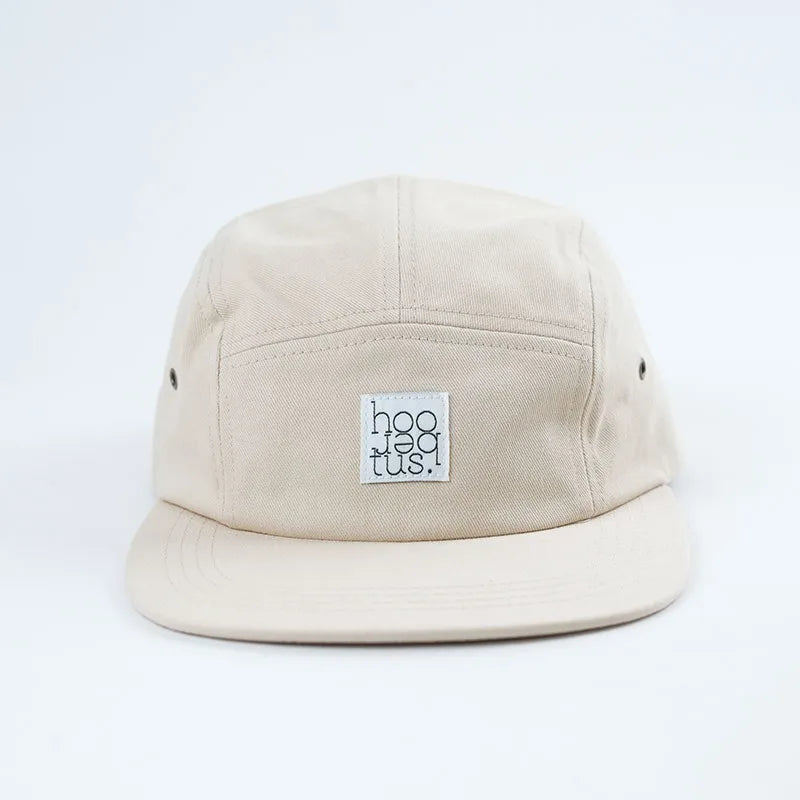 Men Women's Five Panel Cotton Camp Cap Combination Colors With Custom Label on Front Stylish Party Adults All Season