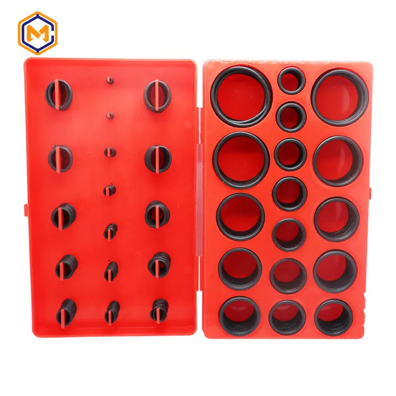 High Quality 414PCS Excavator O-Ring Seal Kit New Rubber Assortment Repair Box Plastic Material for Mechanical Applications MegaBDM
