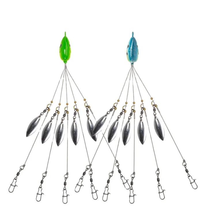 Alabama Umbrella Fishing Rig Lure 21.5cm 18g Fishing Lure Stainless Snap Swivel Spinner Sea Fishing Peche Tackle Pesca Leurre