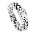 KALEN Casual Mature Matte Surface Stainless Steel Links Bracelets for Man