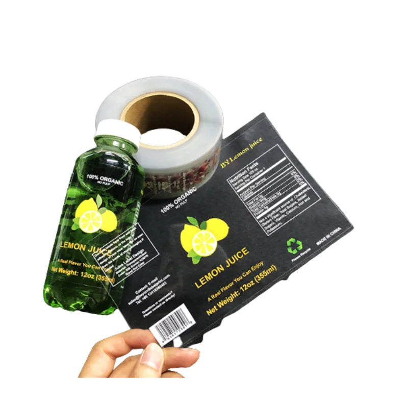Custom Waterproof Adhesive Canned Food Sticker Label Vinyl Material for Cosmetic and Shampoo Products
