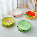 Sisal Cat Scratch Board Nest Cute Design Wear-resistant and Shavings Free Circular Cat Scratch Board Grinding Claws Pet Toy