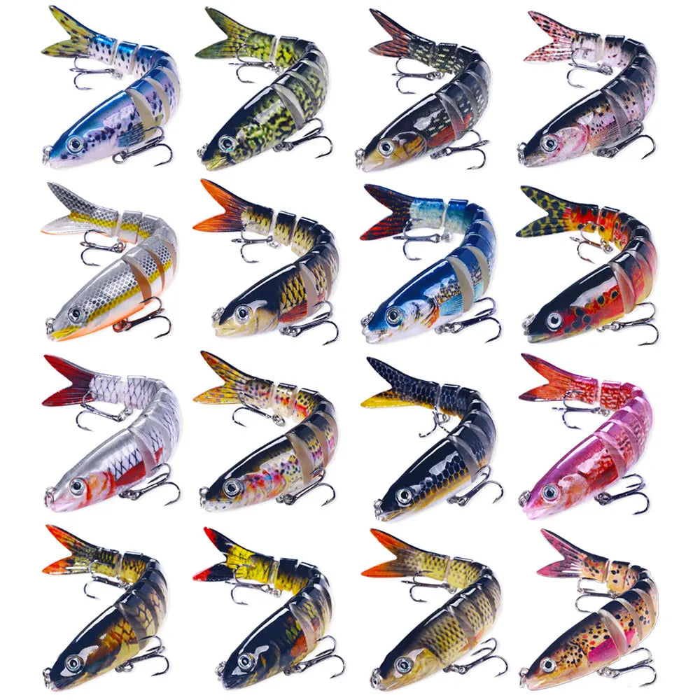 13.4cm-18g Wholesale Artificial Hard Bait  Minnow Lure Freshwater Swimming Trolling Joint Bait