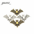 YuenZ 2 Colour Antique Silver Color Animal Bat Charm Fit for Bracelets Necklace DIY Metal Jewelry Making 48*30mm D509