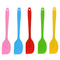 21cm Eco-Friendly Oven Safe Silicone Baking Utensil New Year Travel Spatula Kids Stainless Steel Square Shape Logo Printing