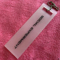 Newest 3D Effect Transparent Rubber hang Tag for Garmentfashion Design Embossed logo clear Silicone Rubber Hangtag