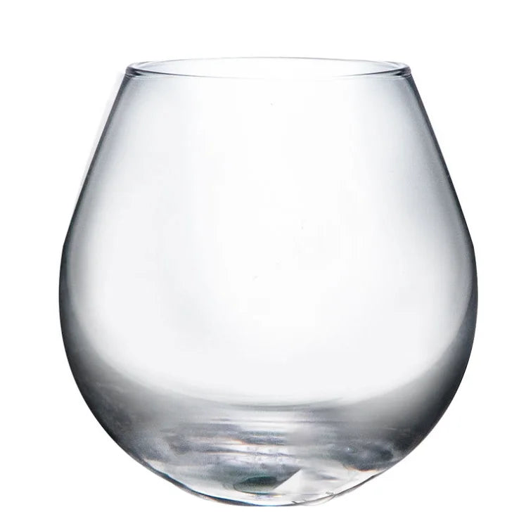 Rocking Wine Glass Classic Design Transparent Thick Glass 350ml Capacity