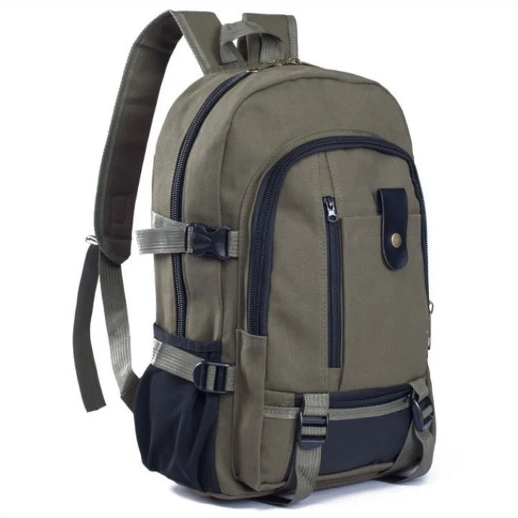 Customized 2025 New Canvas Backpack Casual Travel Student School Bag Polyester Waterproof for Computer Travel