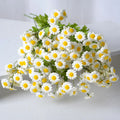 New Design Small Daisy Garden Home Wedding Decoration Flower Simulation Bouquet Silk Flower Artificial Flower Chamomile