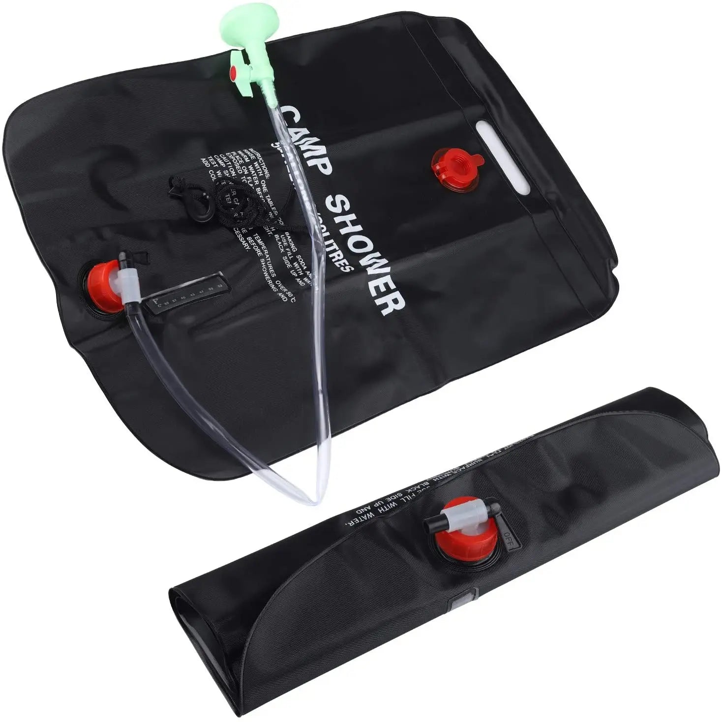 Outdoor Camping Portable 5 Gallon 20L Solar Heating Shower Bag with Hanging Rope