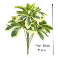 30cm Artificial Plants Artificial Schefflera Leaf Branches Manufacturing Fake Plant for Indoor and Garden Decoration